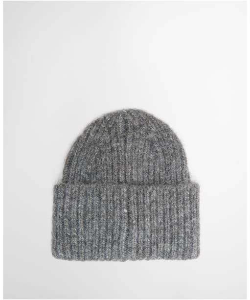 Women's Barbour Meryl Beanie Hat - Mid Grey Marl