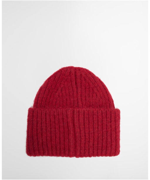 Women's Barbour Meryl Beanie Hat - Cranberry