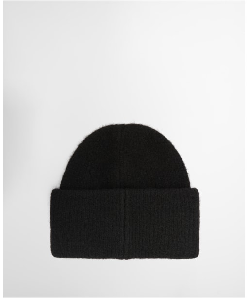 Women's Barbour International Kemora Knitted Beanie Hat - Black