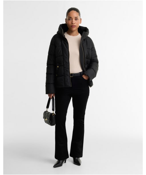 Women's Barbour International Brantley Puffer Jacket - Black