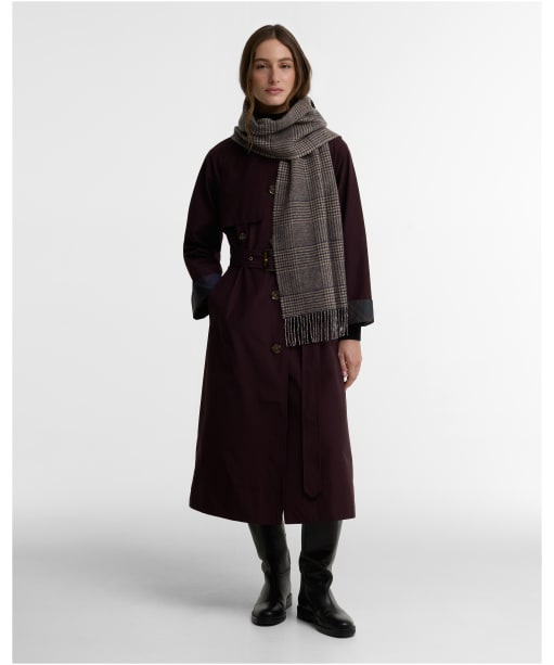 Women's Barbour Mya Reversible Scarf - Mocha