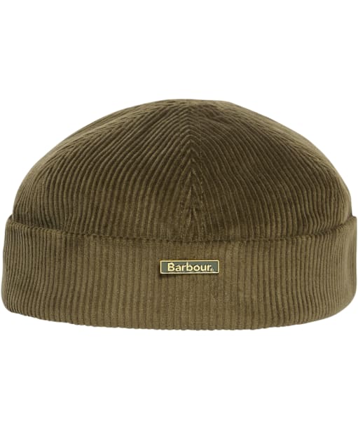 Men's Barbour Preston Cord Docker Hat - Olive
