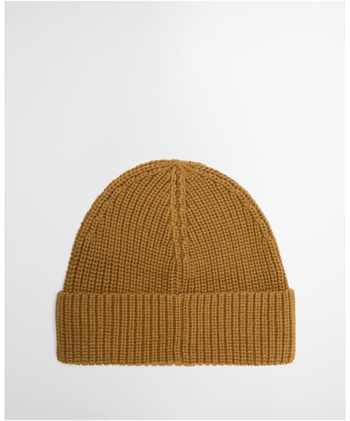 Men's Barbour Cascade Knitted Beanie Hat - Cumin