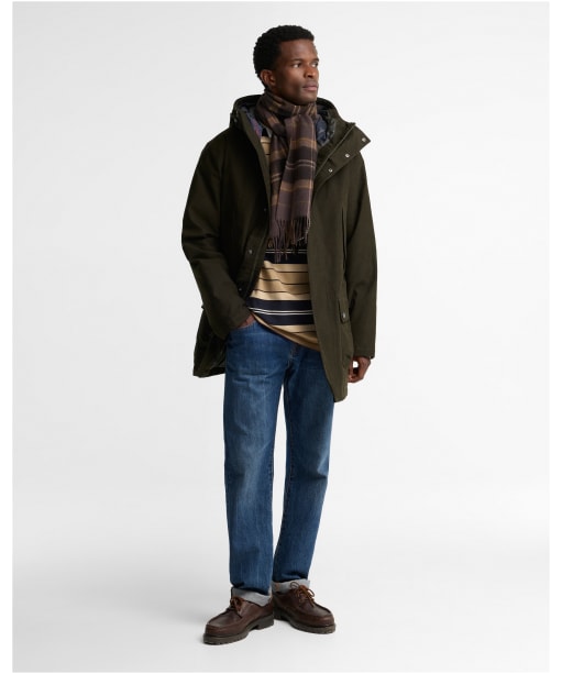 Barbour Mineral Tartan Scarf - SMOKED PEAT