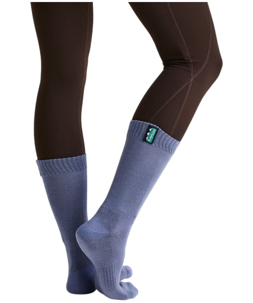 Ridgeline Cotton Work Socks – Mid Length - Navy Multi