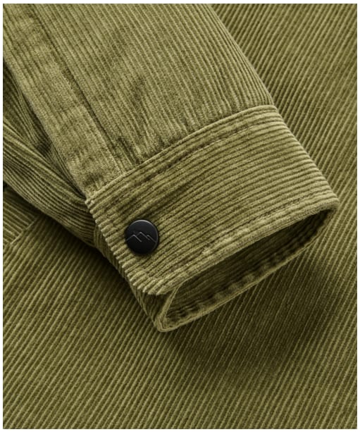  Men's Passenger Clothing Kodiak Sherpa Lined Cord Overshirt 3.0 - Khaki