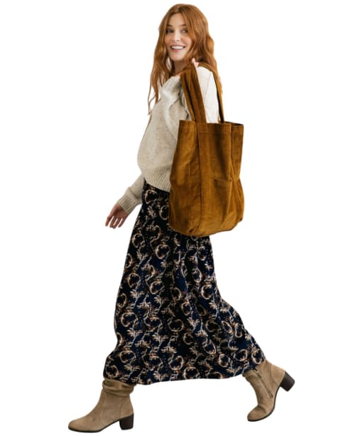Women's Lily & Me Jumbo Cord Shopper Bag - Burnt Caramel
