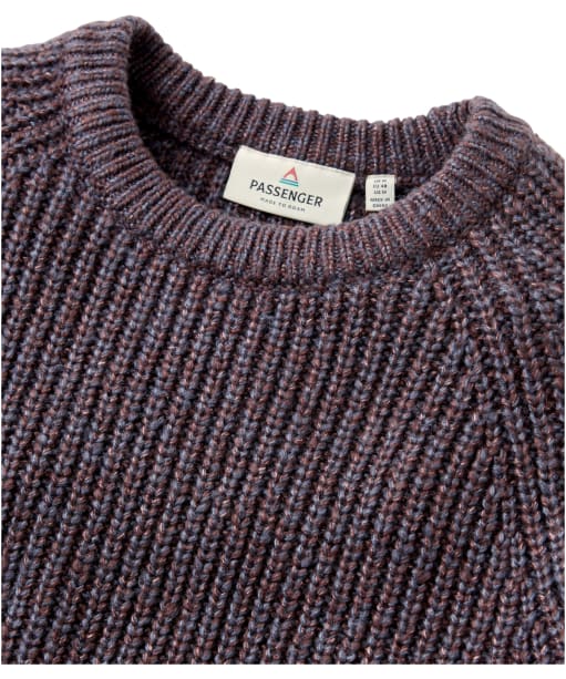 Men's Passenger Clothing Fog Recycled Knitted Jumper - Charcoal