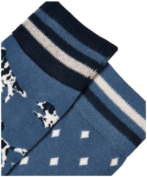  Men's Joules Kingsbury Socks - 2 Pack - Blue Dog
