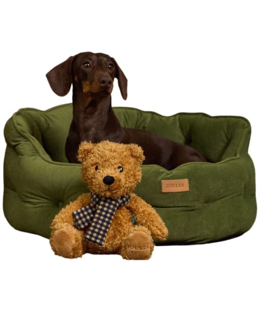 Joules Chesterfield Dog Bed - Small - Khaki