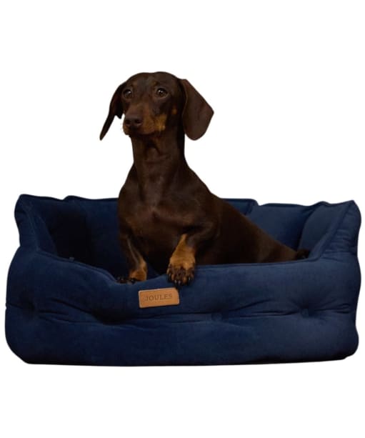 Joules Chesterfield Dog Bed - Small - Navy
