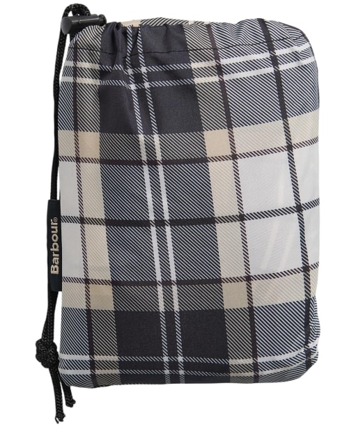  Women's Barbour Portree Tartan Poncho - Light Birchwood