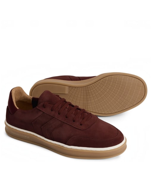 Fairfax & Favor Kendrick Suede Trainer - Port