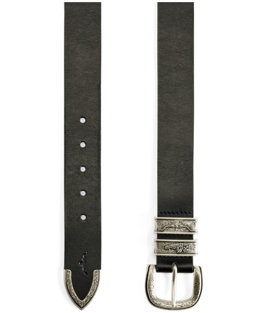 Men's R.M. Williams 1 1/2" Western Drover Belt - Black