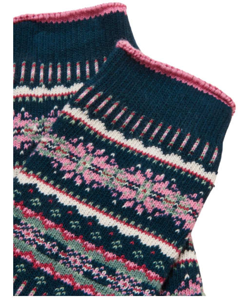 Women's Joules Lucille Fairisle Socks - Navy