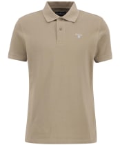 Men's Barbour Sports Polo 215G - Washed Stone