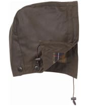 Barbour Mediumweight Sylkoil Hood - Olive | Classic Tartan