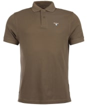 Barbour Tartan Pique Polo- Dark Olive