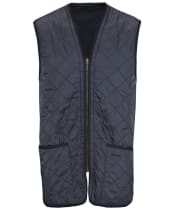 Men's Barbour Polarquilt Waistcoat / Zip-In Liner - Navy