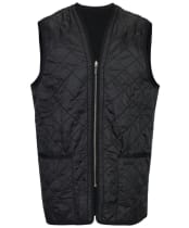 Men's Barbour Polarquilt Waistcoat / Zip-In Liner - Black
