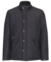 Mens Barbour Powell Quilted Jacket - Black