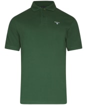 Men's Barbour Sports Polo 215G - Racing Green