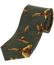 Soprano Flying Pheasants Tie - Green