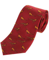 Soprano Standing Pheasants Tie - Red