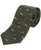 Soprano Standing Pheasants Tie - Green