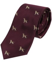 Soprano Pointer Dogs Tie - Wine