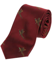 Soprano Small Pheasants Tie - Wine
