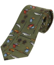 Men's Soprano Fishing Tackle Tie - Country Green