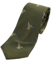 Men's Soprano Green Flying Ducks Tie - Country Green