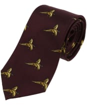 Men's Soprano Flying Pheasant Country Tie - Wine