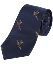 Soprano Small Pheasants Tie - Navy