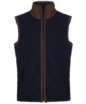 Children's Alan Paine Aylsham Fleece Waistcoat, 3-16yrs - Dark Navy