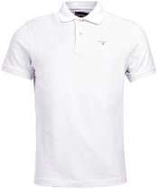 Men's Barbour Sports Polo 215G - White