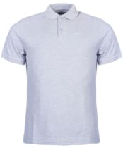 Men's Barbour Sports Polo 215G - Grey Marl