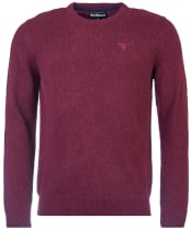 Men’s Barbour Tisbury Crew Neck Sweater - Ruby