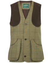 Men’s Alan Paine Rutland Shooting Waistcoat - Dark Moss