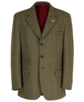 Men's Alan Paine Combrook Classic Fit Tweed Blazer - Sage