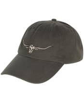 Men's R.M. Williams Steer's Head Cap - Silt