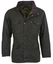 Men's Barbour Sapper Waxed Jacket - Olive