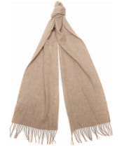 Women’s Barbour Lambswool Woven Scarf - Oatmeal