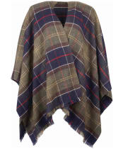 Women's Barbour Staffin Tartan Serape - Classic Tartan