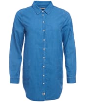 Women's Barbour Pembrey Shirt - Mid Blue