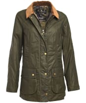 Women’s Barbour Lightweight Beadnell Wax Jacket - Archive Olive