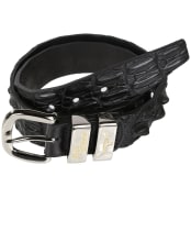 Men’s R.M. Williams Crocodile Belt - Black