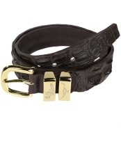 Men’s R.M. Williams Crocodile Belt - Chestnut