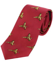 Men's Soprano Flying Pheasant Country Tie - Red